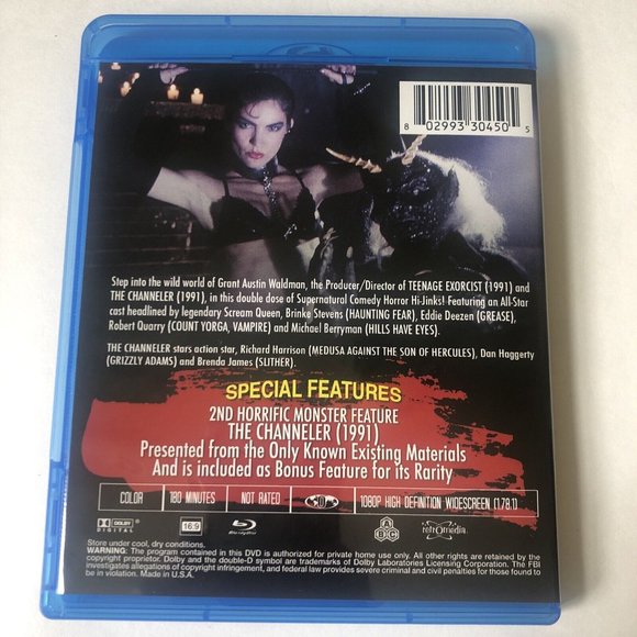 Retromedia NR Teenage Exorcist / Channeler Blu-ray-HD-wide-Brinke Stevens-bonus - Picture 3 of 7